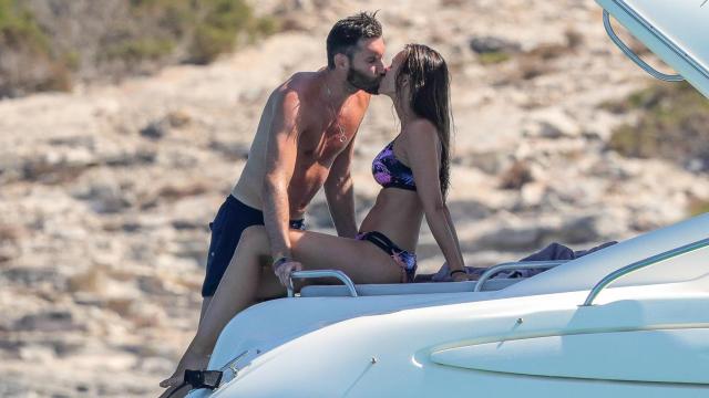 Helen Lindes y Rudy Fernández disfrutando de sus vacaciones.