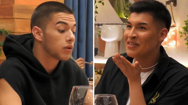 Javier y Jordan, participantes de 'First Dates'