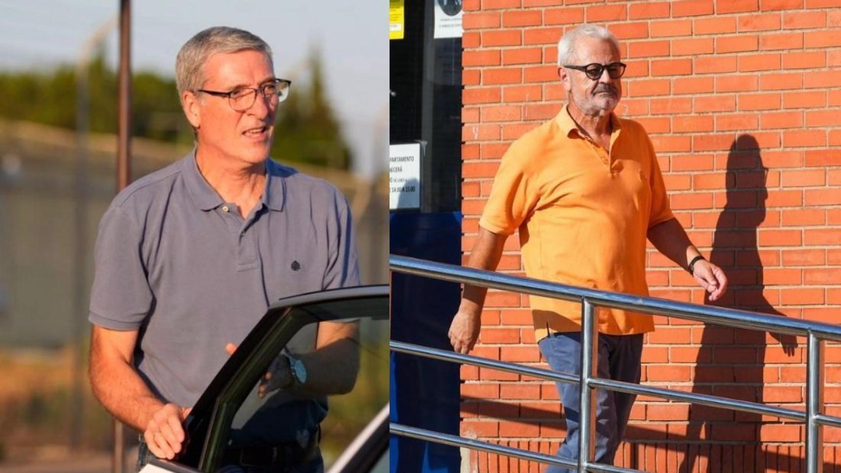Miguel Ángel Serrano y Francisco Vallejo, los ex altos cargos andaluces que salieron esta semana de prisión tras la sentencia del Constitucional por el caso ERE.