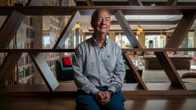 Gonzalo Fuentes posa para la entrevista con EL ESPAÑOL de Málaga.