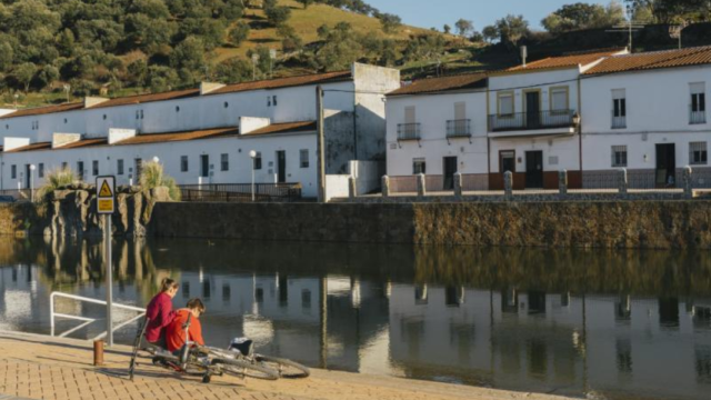 Vista de la piscina natural.