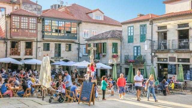 Plaza de la Leña de Pontevedra.