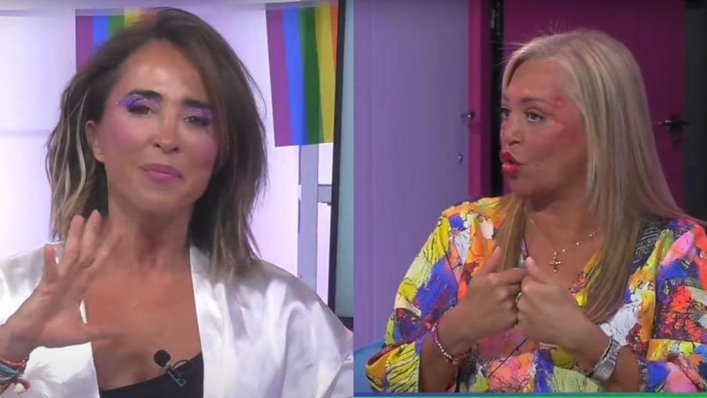 María Patino y Belén Esteban  en 'Ni que fuéramos Shhh'.