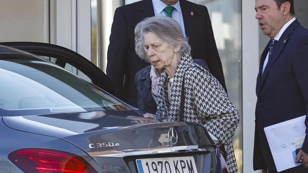 Irene de Grecia, hermana de la reine emérita, en abril de 2024 en Madrid.