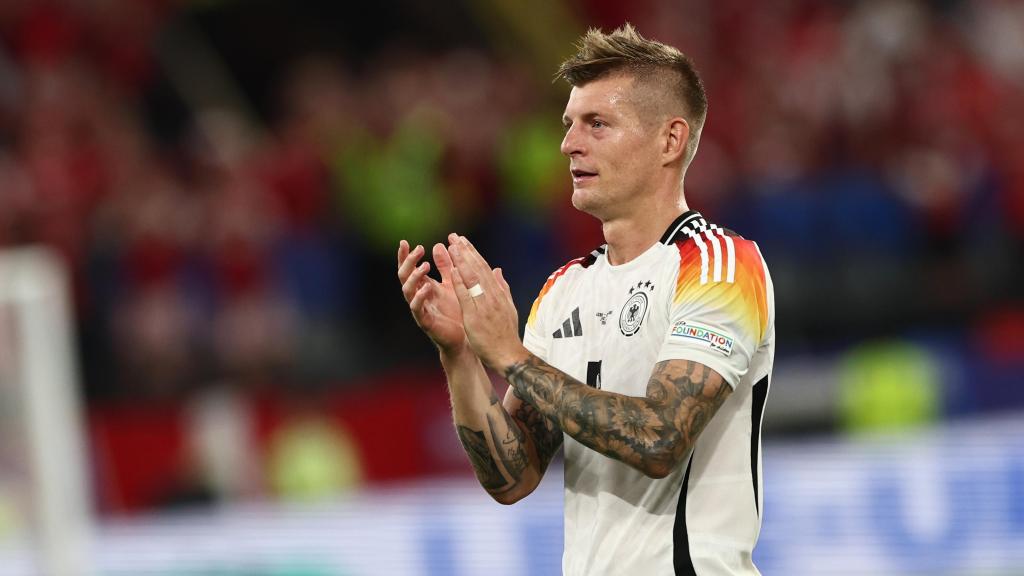 Toni Kroos, con la selección de Alemania durante la Eurocopa