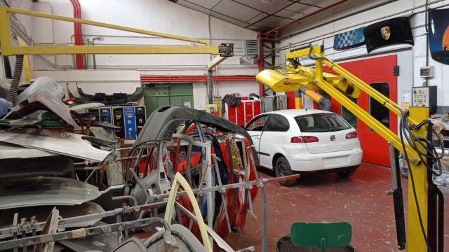 Taller del IES Pedro Mercedes de Cuenca.