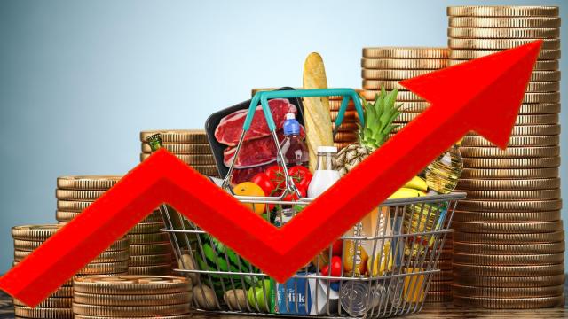 Subida de precio de la cesta de la compra