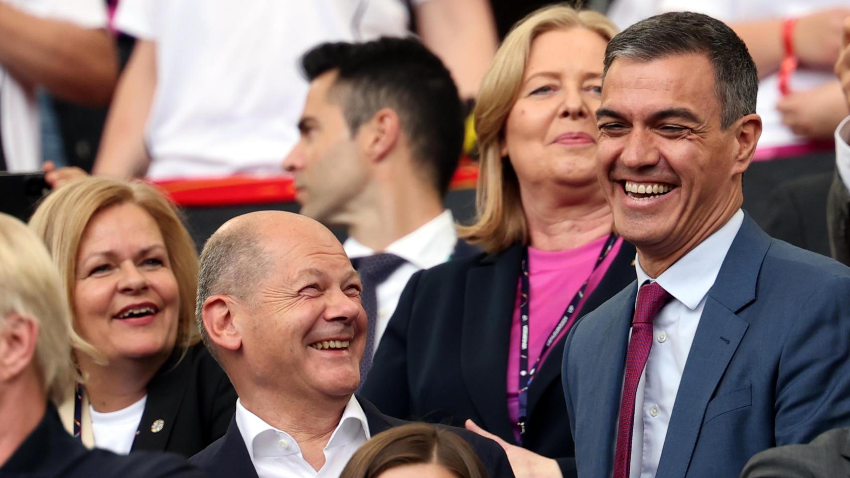 Sánchez, en una imagen de archivo junto a otros líderes europeos./