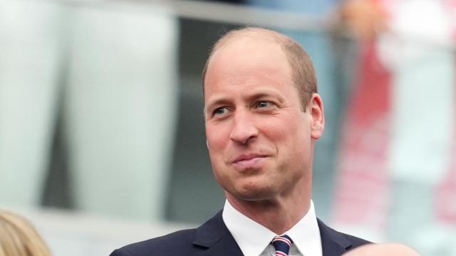 El príncipe Guillermo en un partido de la Eurocopa celebardo el 20 de junio en Alemania.