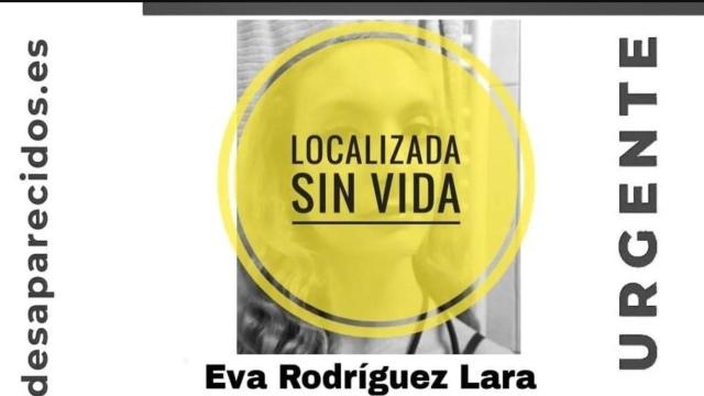 Alerta emitida por SOS desaparecidos.