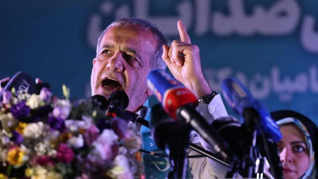 El reformista Masud Pezeshkian, ganador de la segunda vuelta de las presidenciales de Irán.