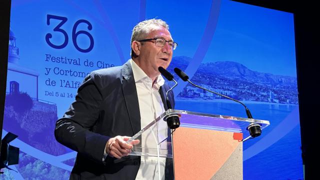 Toni Pérez, durante la gala inaugural.