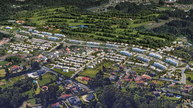 Simulación de la urbanización de Xaz
