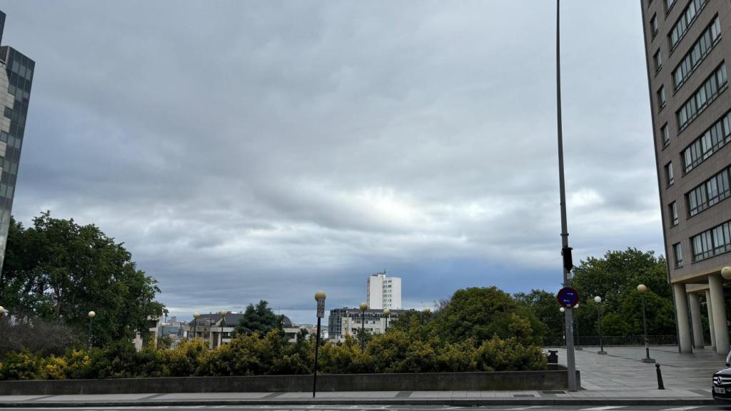 Nubes en A Coruña