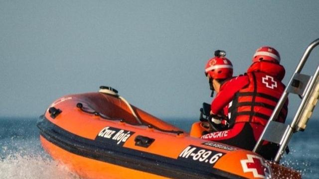 El servicio de socorrismo en playas de Cruz Roja, en una imagen de archivo.