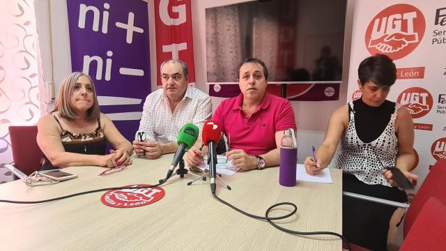 Representantes sindicales de UGT Zamora