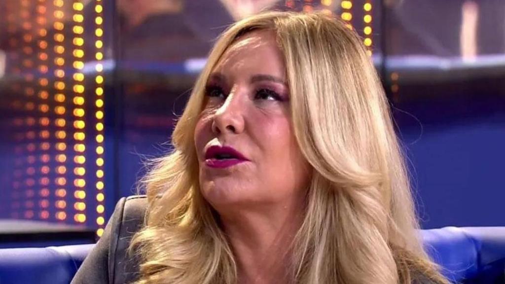 Belén Rodríguez en una de sus intervenciones en Telecinco.