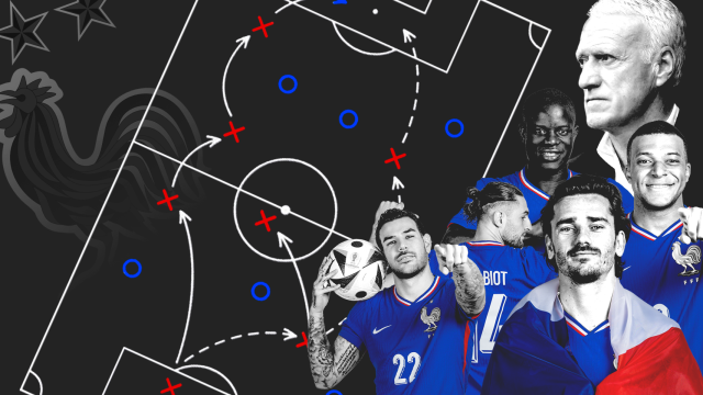 La pizarra de Francia en la Euro 2024