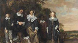 Frans Hals: 'Grupo familiar ante un paisaje', 1645-1648. Museo Nacional Thyssen-Bornemisza