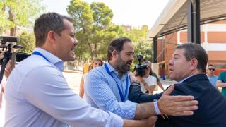 Paco Núñez y Emiliano García-Page, en una imagen de archivo.