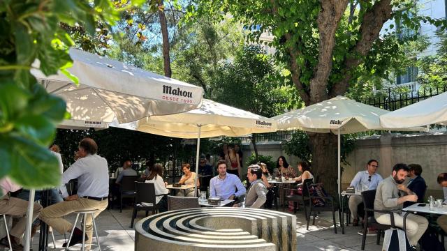 La terraza del Goethe-Institut Madrid.