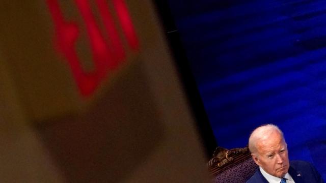 El presidente de EEUU, Joe Biden, durante un servicio religioso en Philadelphian este domingo.