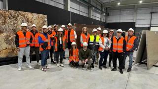 Alumnado del ciclo de FP dual de Piedra Natural.