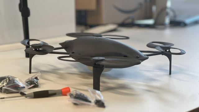 Un prototipo de dron.