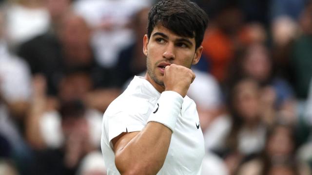 Carlos Alcaraz, en Wimbledon