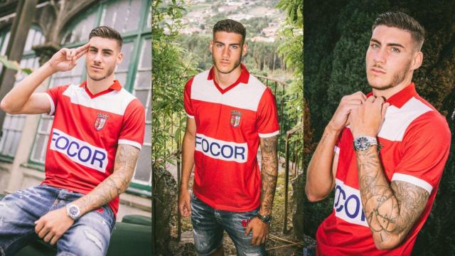 Roberto ya posa como nuevo jugador del Sporting de Braga