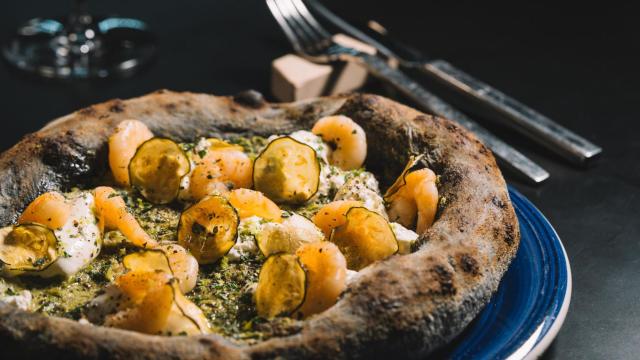 Imagen de una de las pizzas de Única.