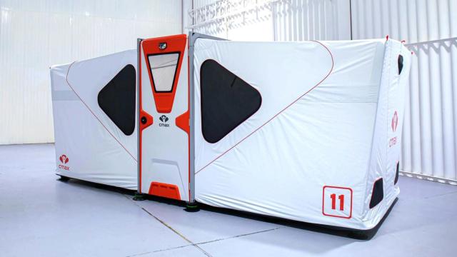 La última versión de Cmax tiene casi 6 metros de largo una vez desplegada