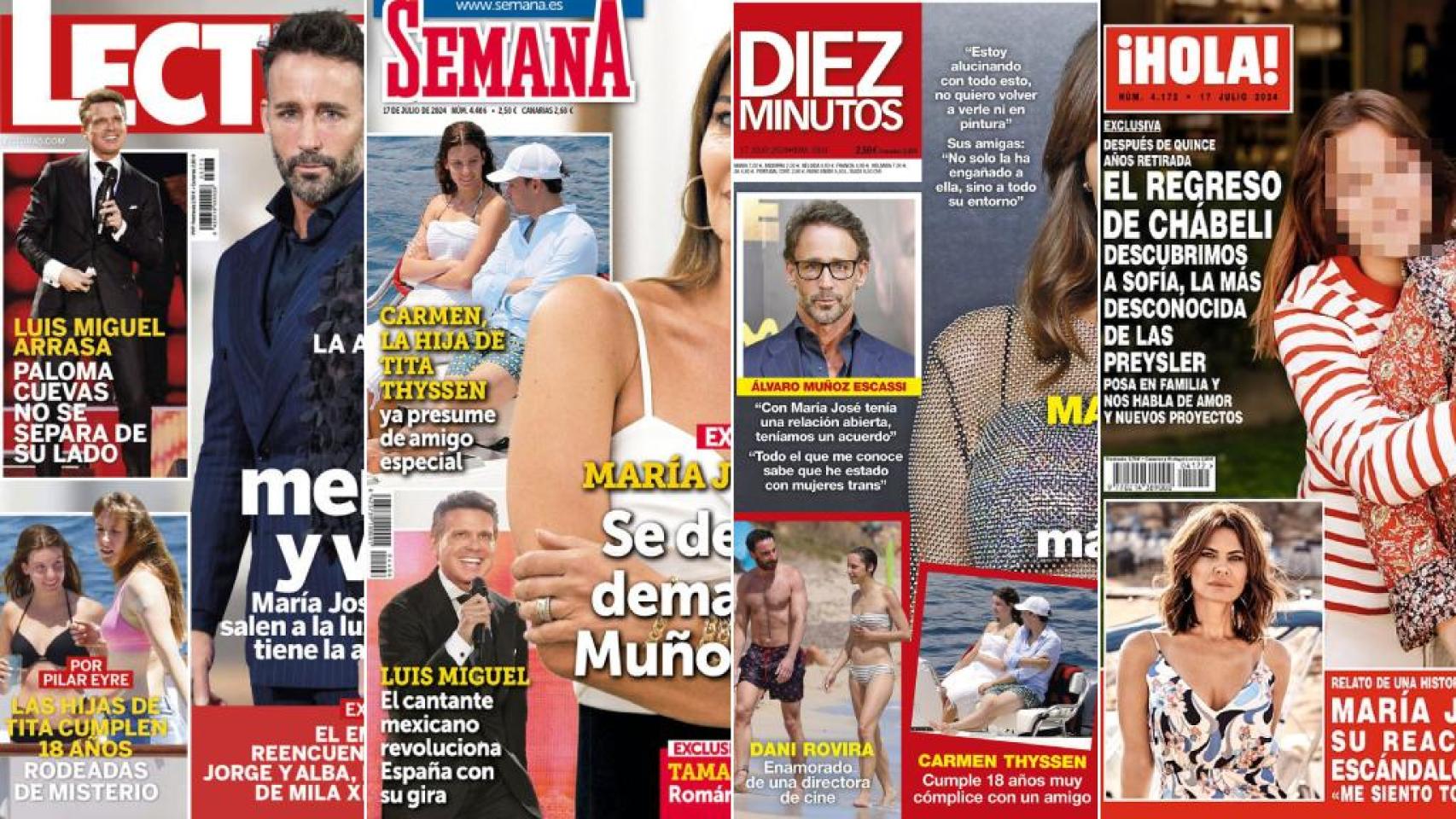 Portadas de revistas.