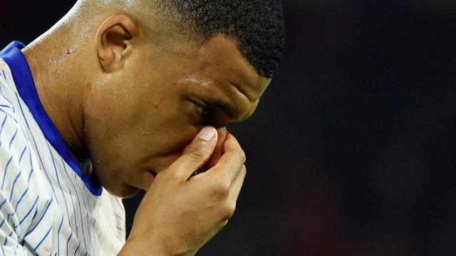 Kylian Mbappé durante la Eurocopa 2024