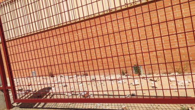 Vandalismo en un instituto de Albacete. Foto: CSIF.