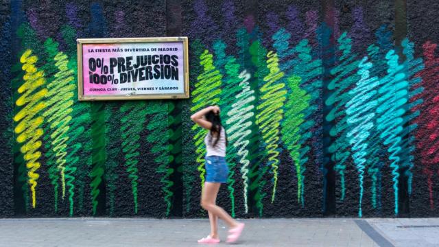 El mural en la Plaza de los Cubos para Cubos Madrid del artista Suso33.