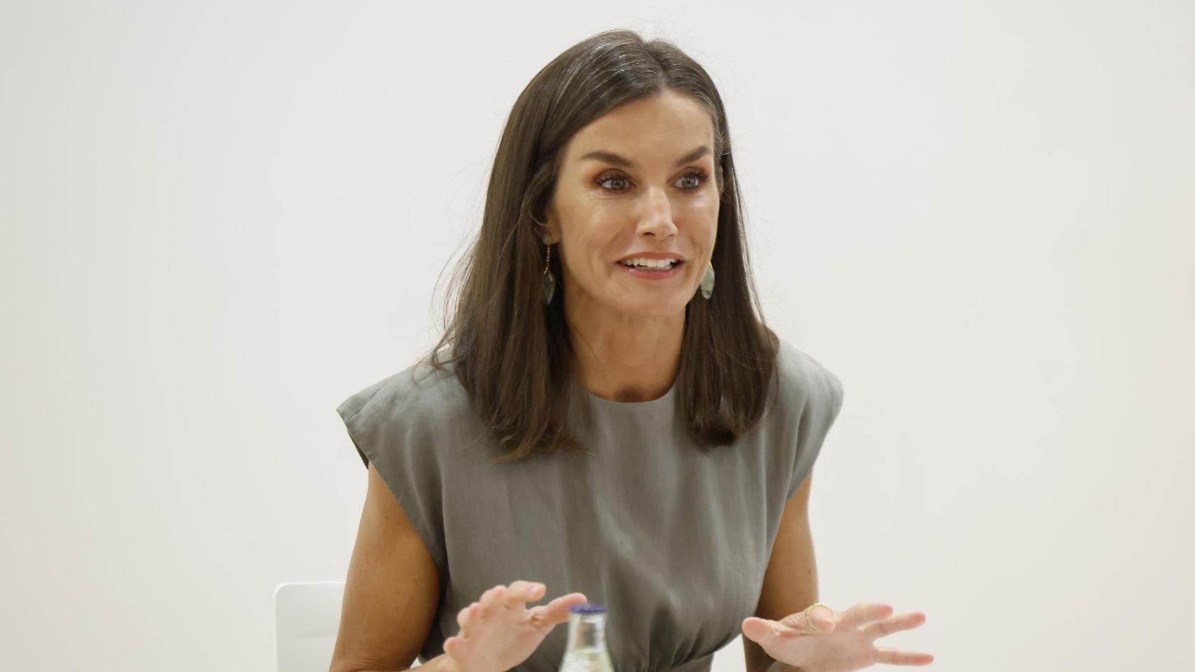 La reina Letizia en su cita con el Consejo Joven de la Fundación Princesa de Girona