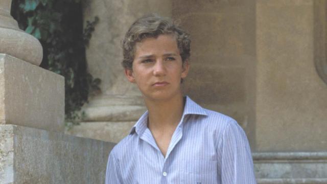 Felipe VI en una imagen de inicios de la década de los 80.