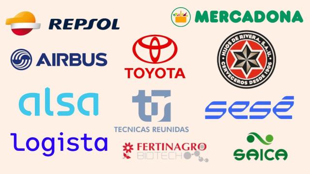 Logos de algunos de los socios de Crecemos.