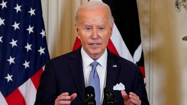El presidente de EEUU, Joe Biden, durante una rueda de prensa en la Casa Blanca.