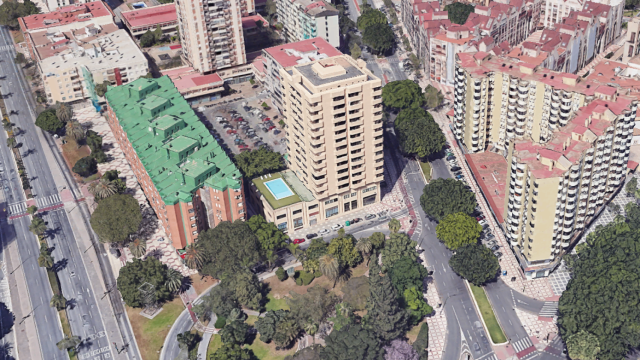 Imagen del edificio Torre Almenara, en Málaga.