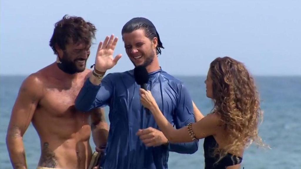 Bosco en 'Supervivientes' tras la prueba de la noria infernal.