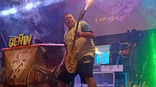 Dj Geñín en una actuación