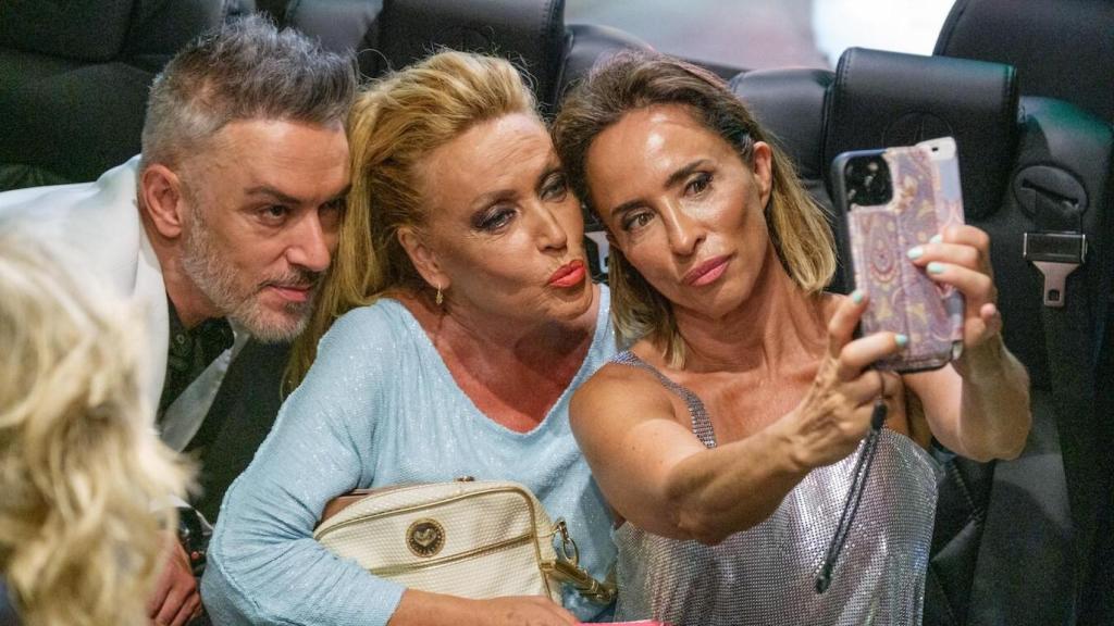 Kiko Hernández, Lydia Lozano y María Patiño, en 'Sálvese quien pueda'