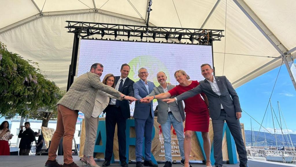 Arvi inaugura su Vigo Sea Fest en una edición anterior.