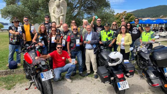 Concentración motera en Poio (Pontevedra).