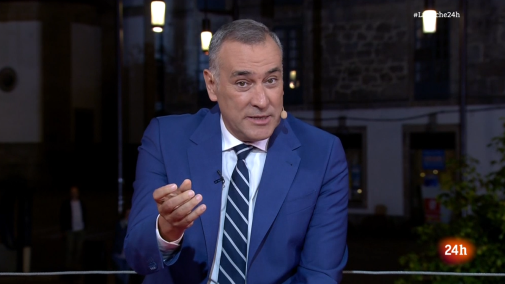 Xabier Fortes, presentador de 'La noche en 24 horas'