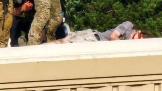 Thomas Matthew Crooks, tras ser abatido.