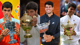 Los 4 Grand Slam de Carlos Alcaraz
