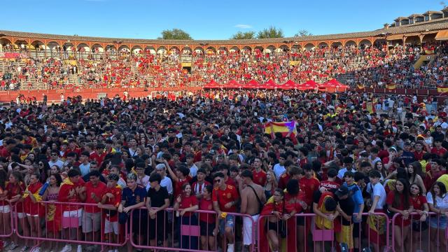 Final de la Eurocopa en Toledo.
